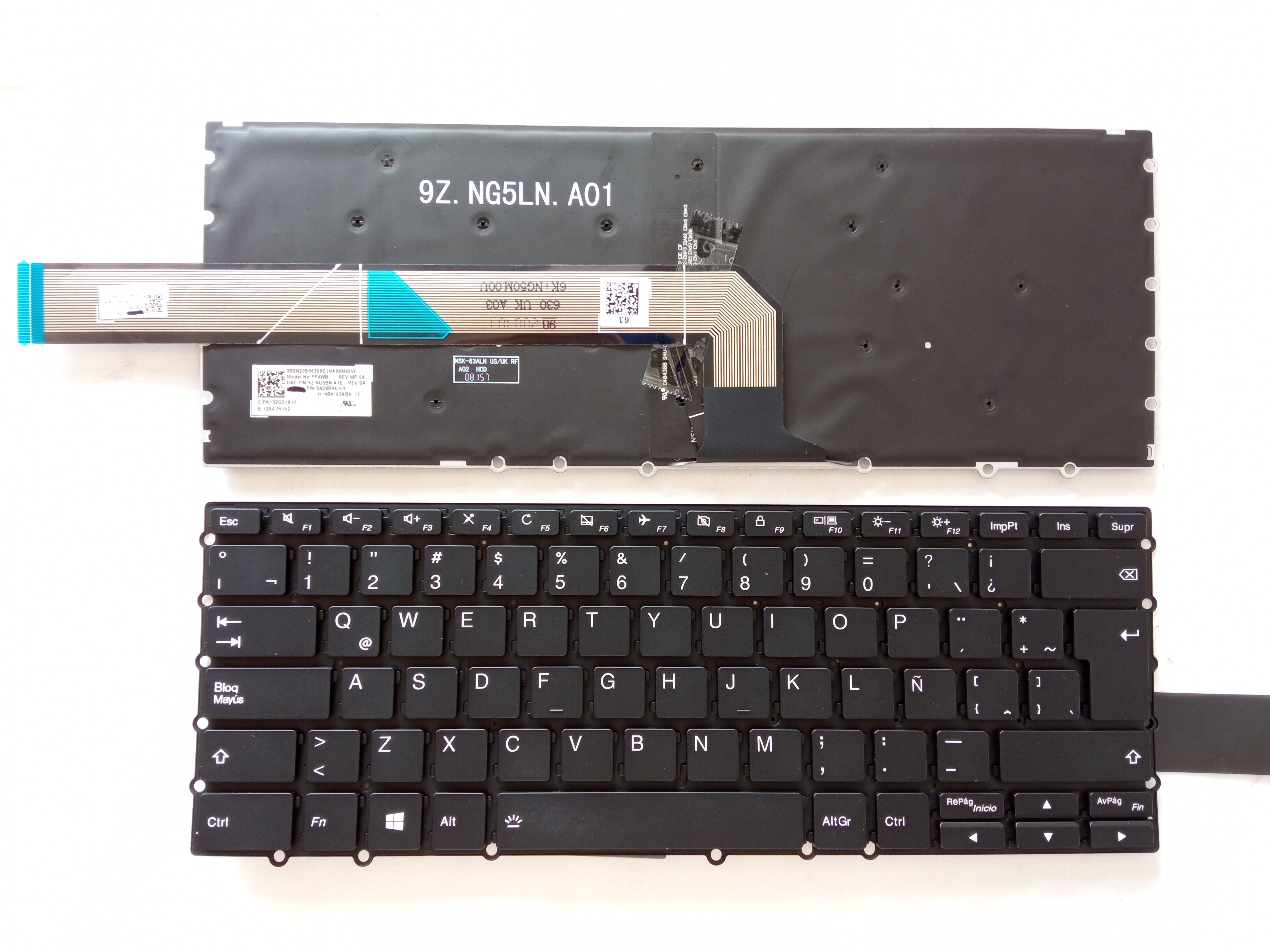 Picture of New Replacement Laptop Keyboard For LENOVO 14W/Zhaoyang14W/81MQ/14-W BLACK Backlit LA Layout